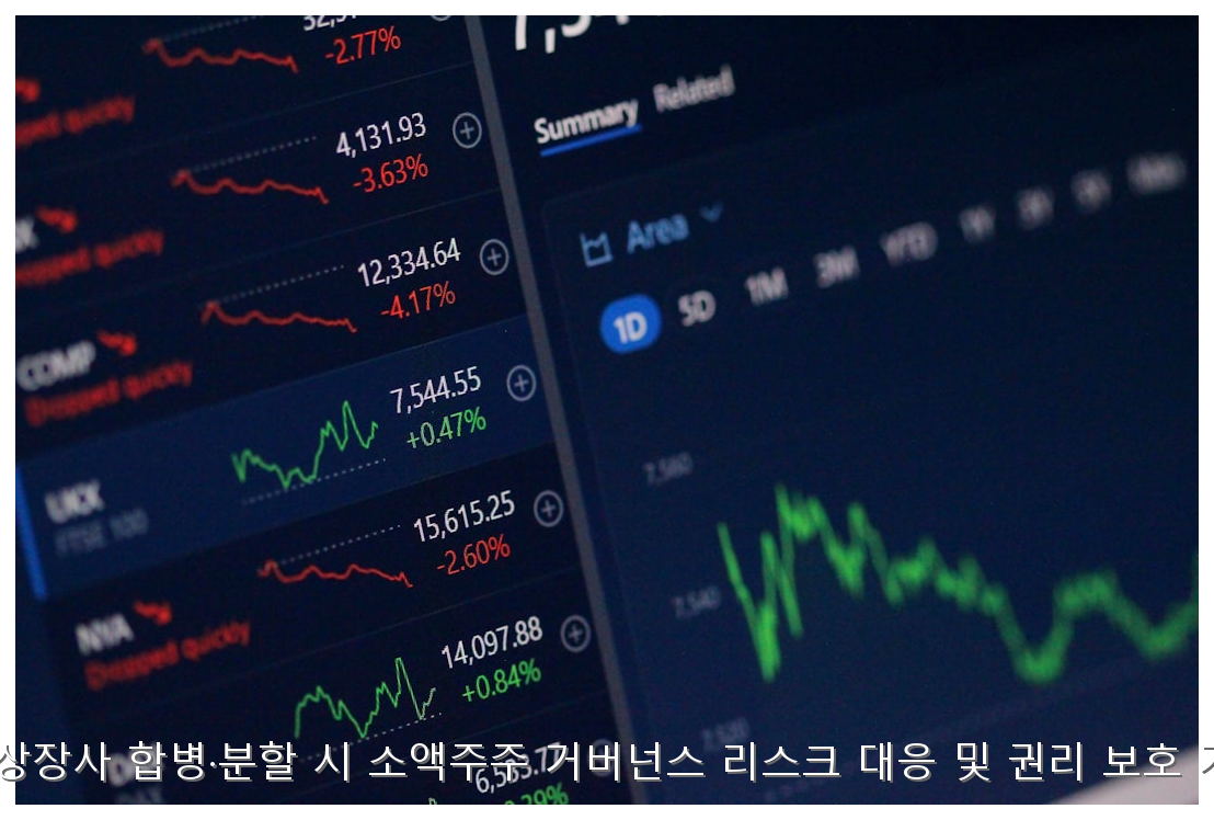 국내 상장사 합병·분할 시 소액주주 거버넌스 리스크 대응 및 권리 보호 가이드 핵심 안내 및 분석 인포그래픽 (8)