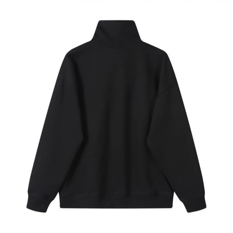Heavy Polo Sweatshirt with Half-Zip, 350g