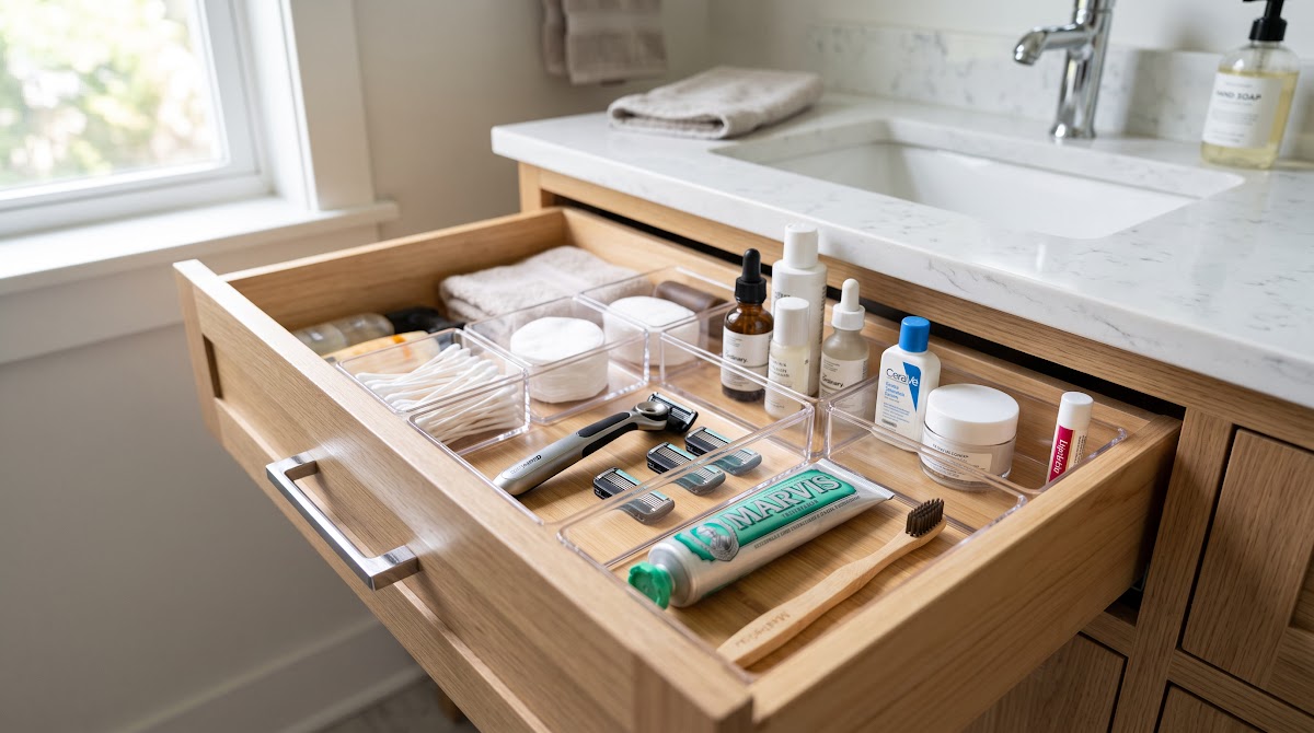 Best Bathroom Drawer Organizers for Small Bathrooms (2026) - BEST PREMIUM — IN CONTEXT