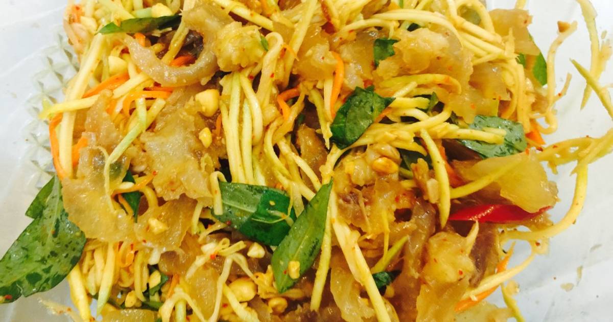 Gỏi gân bò xoài xanh