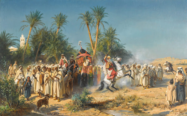Celebration in Biskra 1879