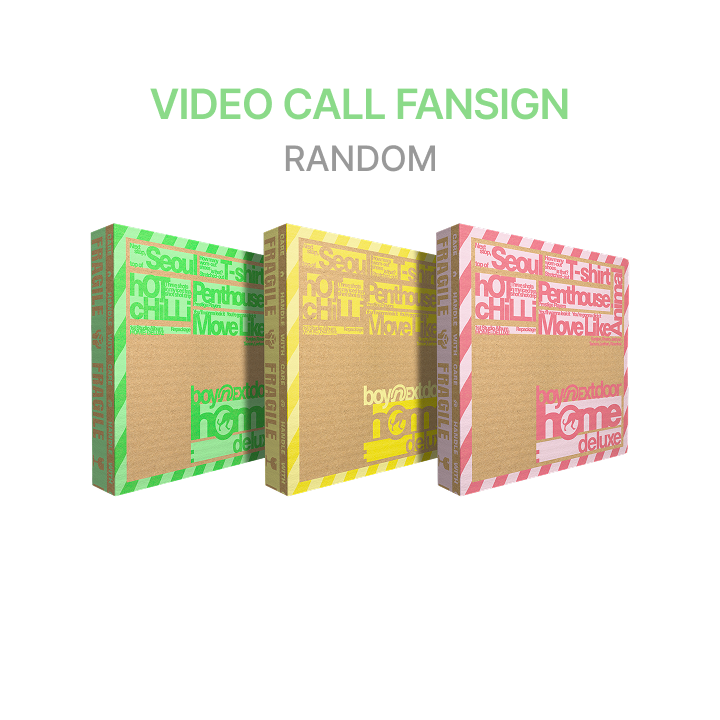 [VIDEO CALL FANSIGN] 1st Studio Album Repackage [HOME: DELUXE] (Random)