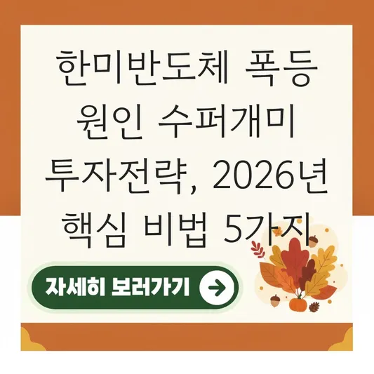 한미반도체 폭등 원인 수퍼개미 투자전략