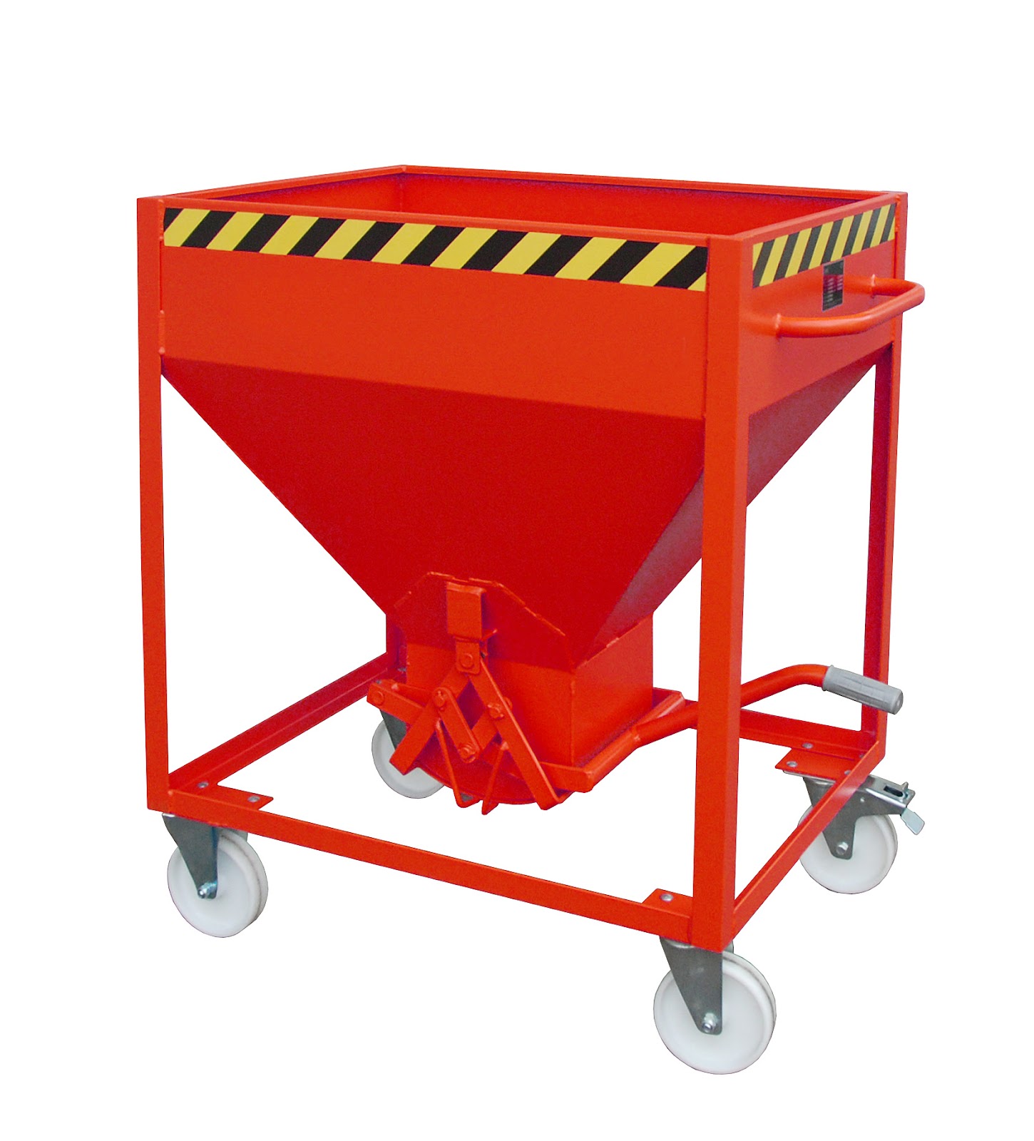 Silocontainer SR 375, gelakt, Vuurrood