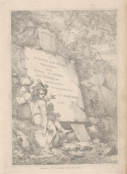 Frontispiece dedicated to Sir Joshua Reynolds 1778