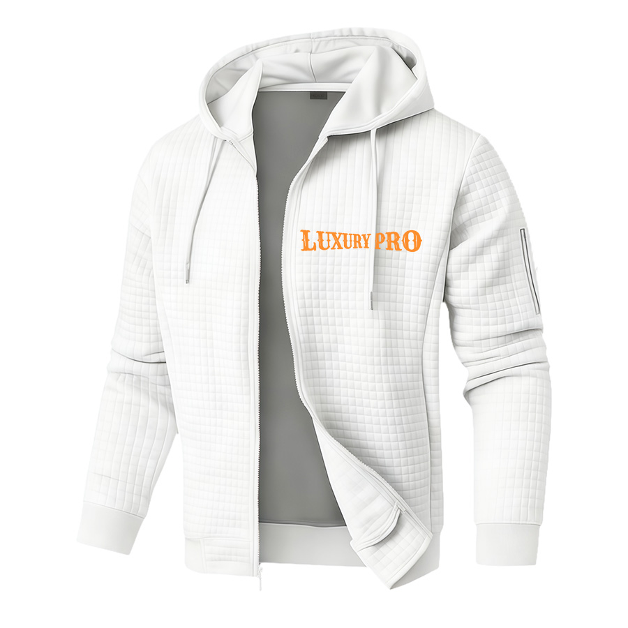 2D Waffle Zip Hoodie