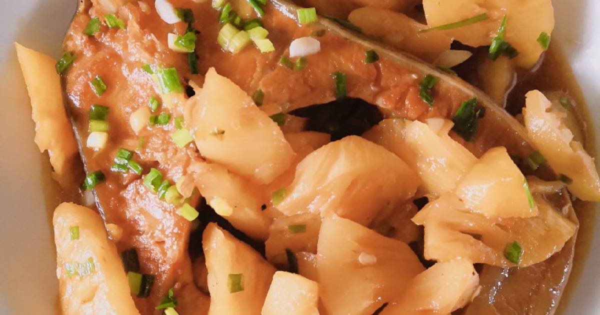 Cá basa kho dứa - cơm gia đình