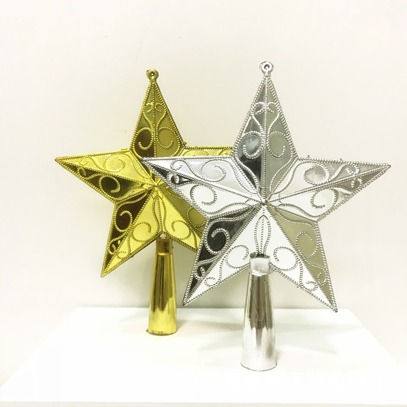 Weihnachtsbaum-Spitze Stern aus Draht
