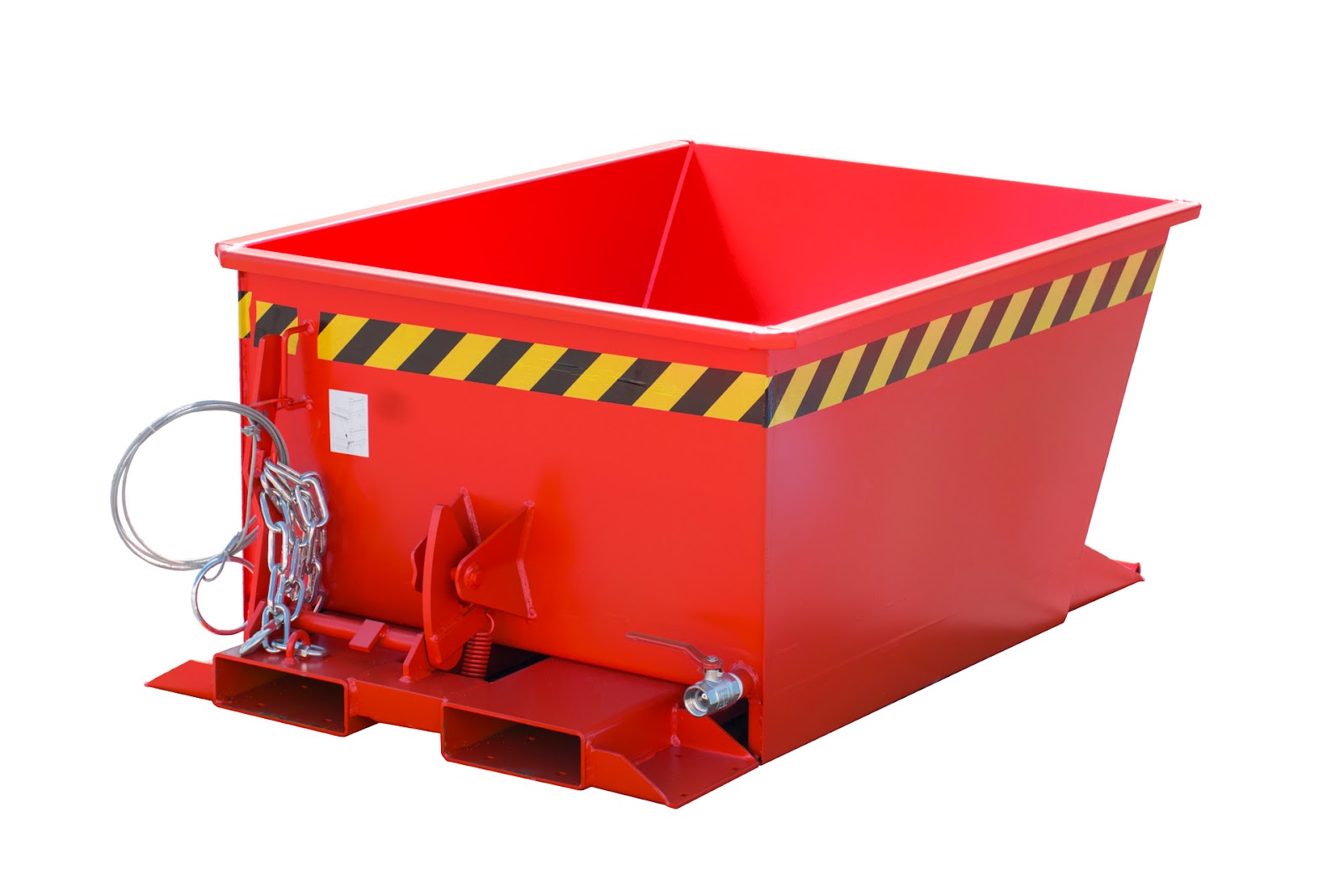 Spaander-kiepcontainer SGU-RZ 30, gelakt, Vuurrood