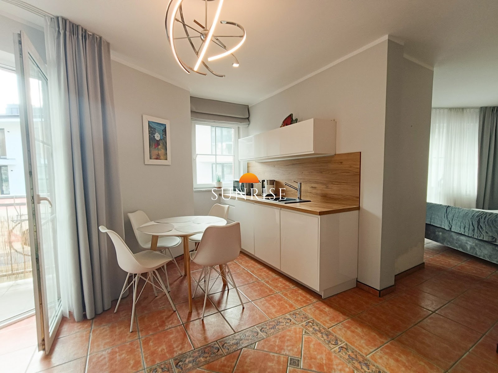 40 m² nad morzem | 2 balkony | Hexagon | Grzybowo — zdjęcie 3