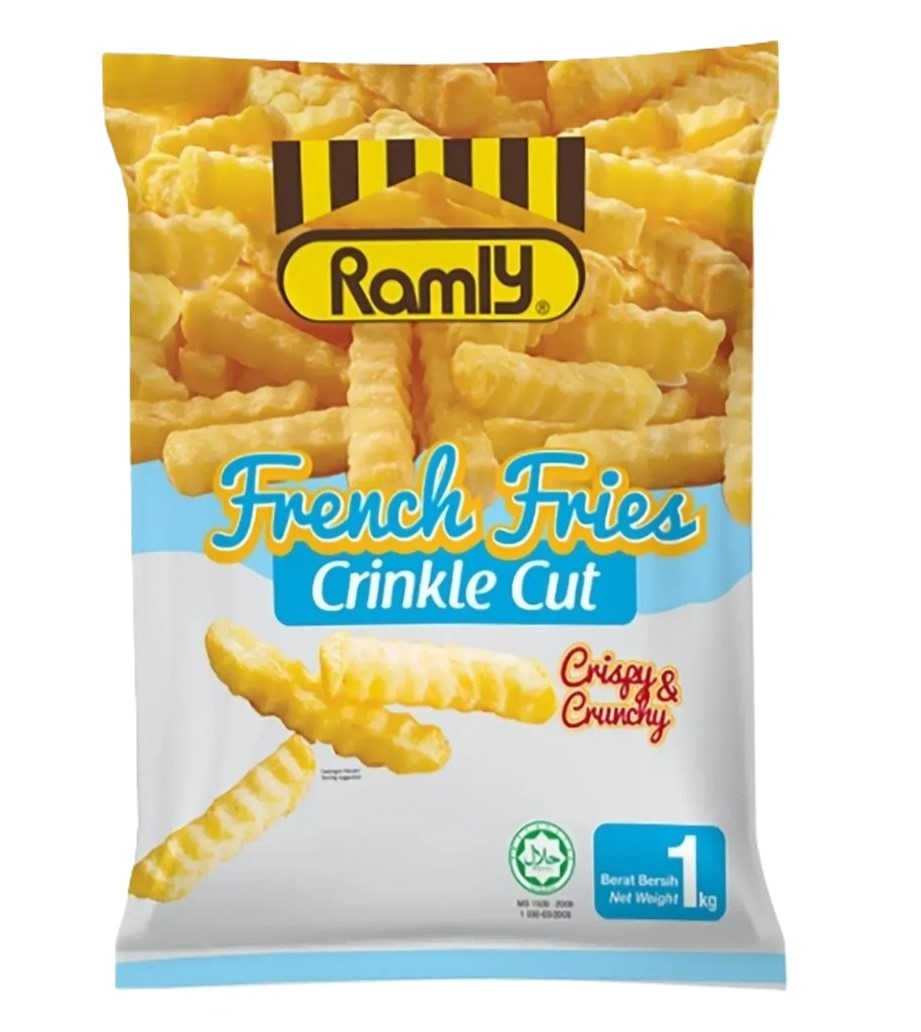 Ramly French Fries Crinkle Cut 1Kg