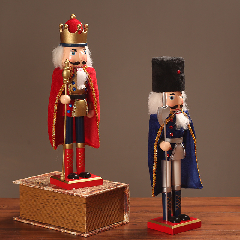 Nutcracker Soldier, 38 cm, Wood, Modern