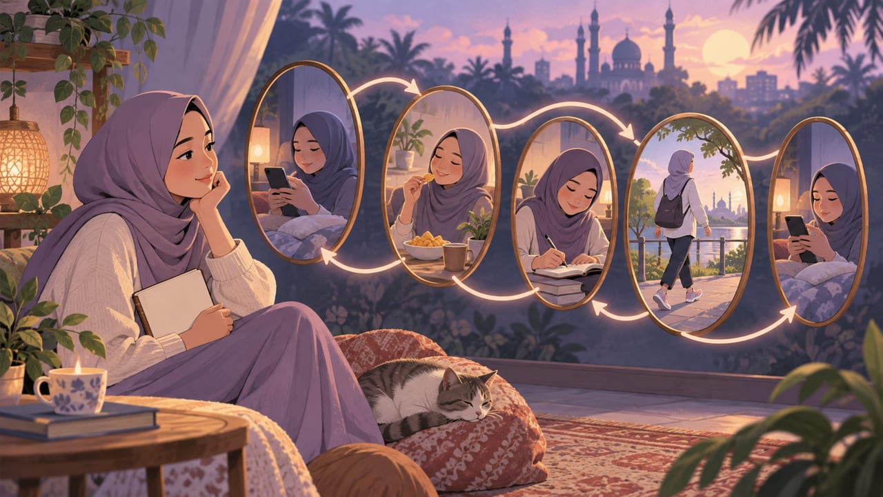 Ilustrasi pendamping materi Sadari Pola Sebelum Mengubahnya