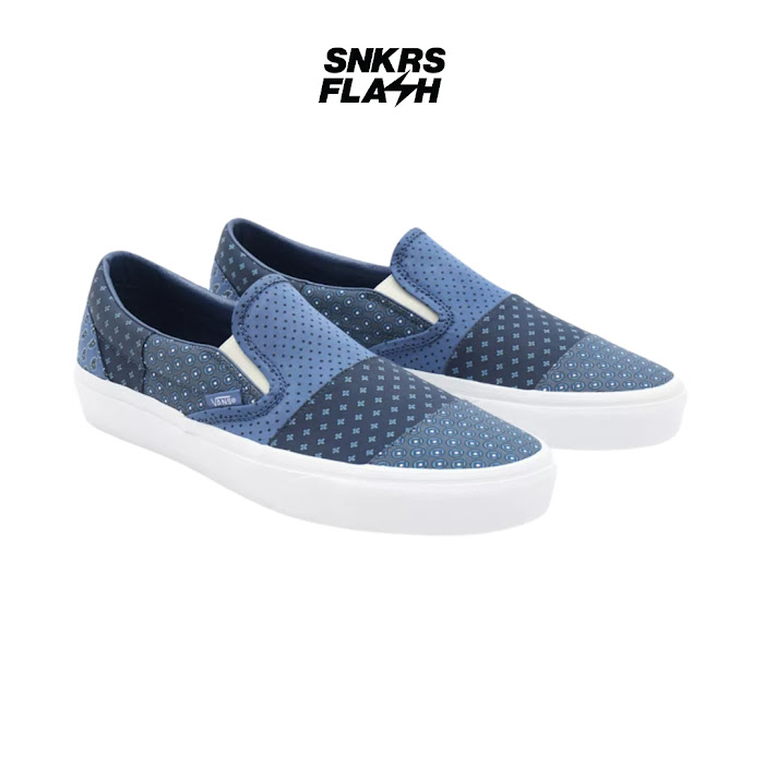 VANS CLASSIC SLIP-ON TIE PRINT PATCHWORK TRUE NAVY VN0A33TB9HY