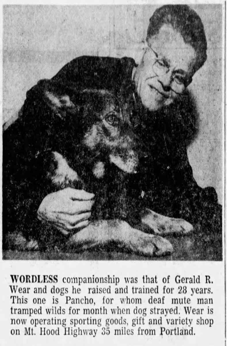 Gerald Wear the builder of the Ivy Bear