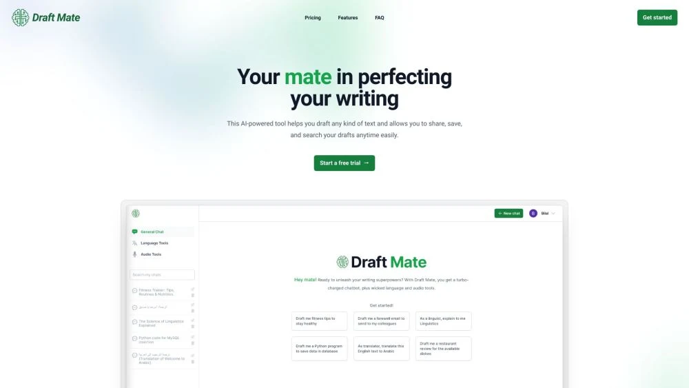 Captura de Draft Mate