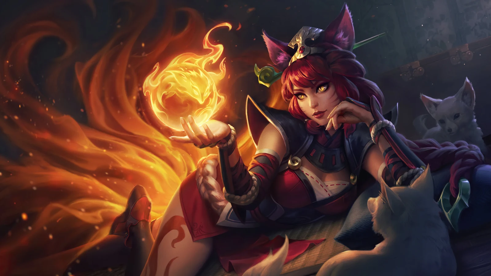 Ahri (League Of Legends), Ahri Foxfire, League Of Legends, Riot Games, Gzg 4K Desktop, iPhone Wallpaper Background