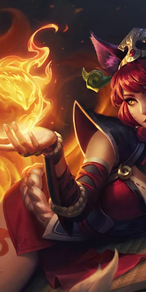 Ahri (League Of Legends), Ahri Foxfire, League Of Legends, Riot Games, Gzg 4K Wallpaper Background