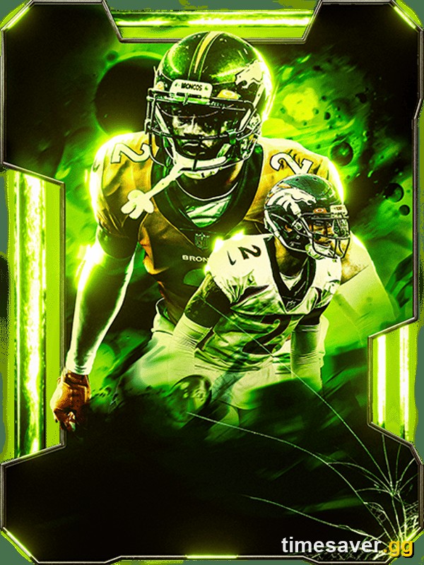Madden NFL 27 Ultimate Team Unstoppable Patrick Surtain II Champion player item card