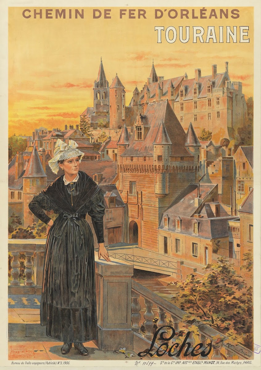 Chemin de Fer dOrléans Touraine Loches 1906
