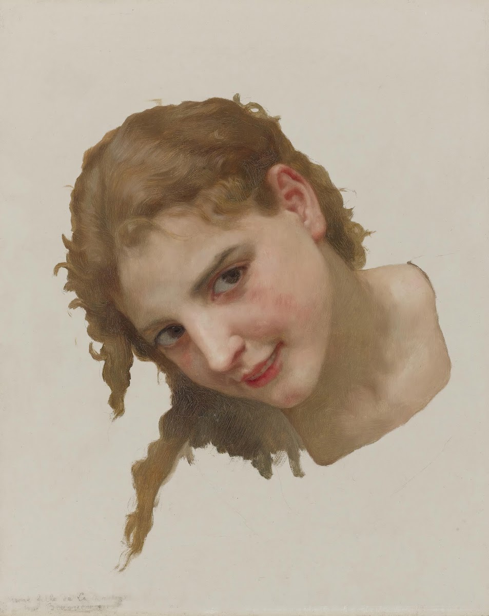 Jeune fille de la rochelle study for le gué