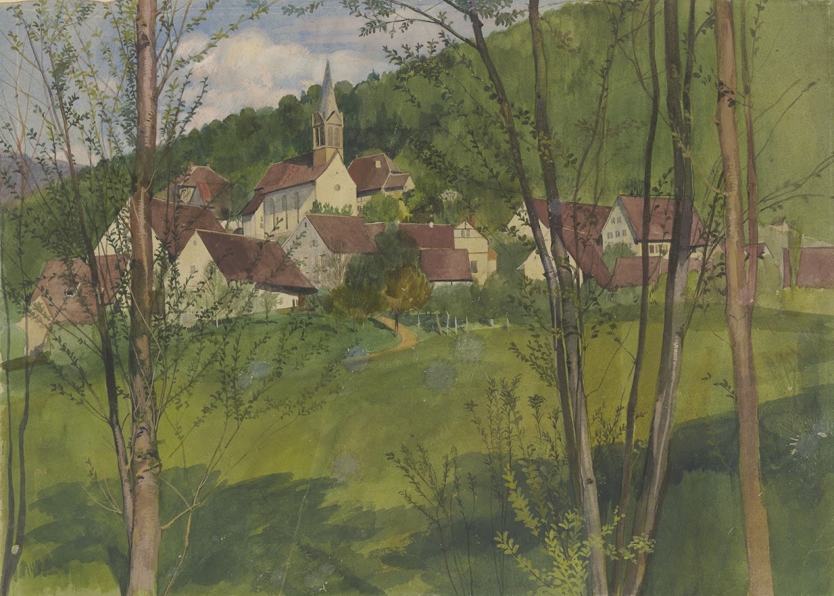 Village at the hillside