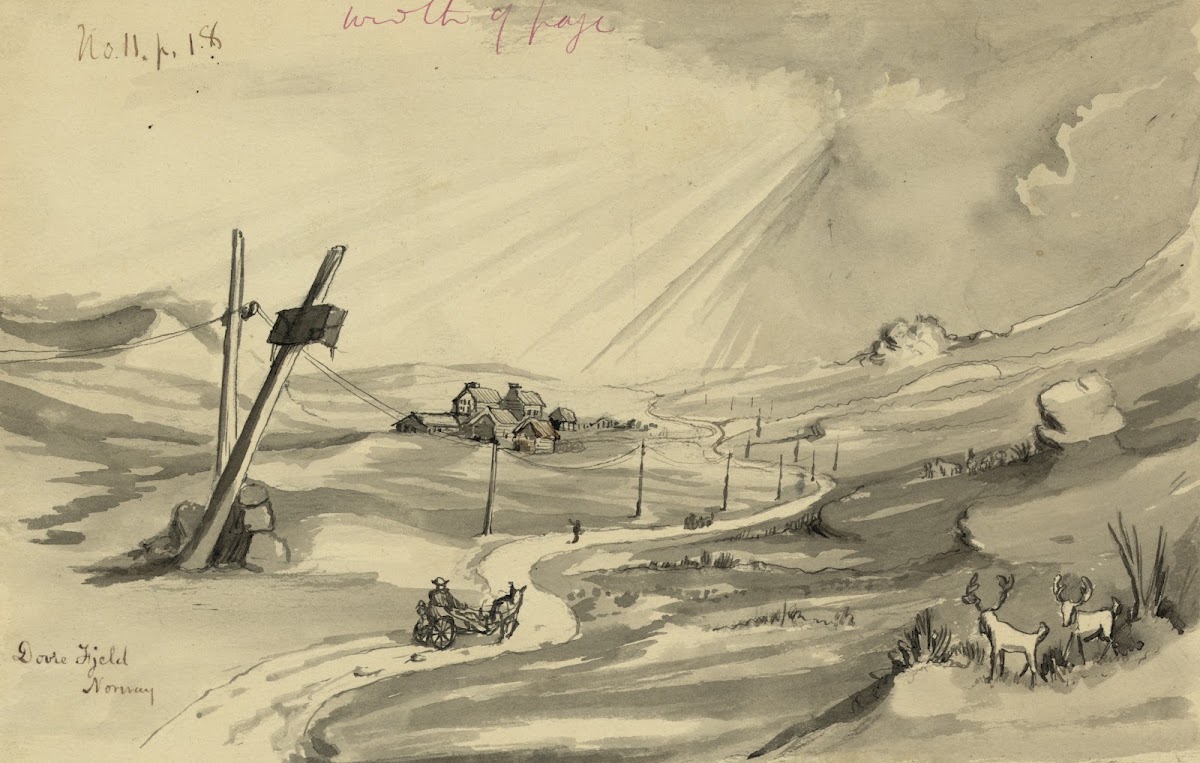 Dovie Fjeld Norway 1856 1857