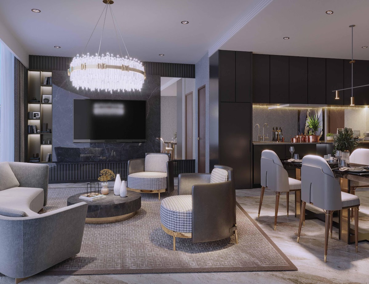 Orion Residence — living dining room