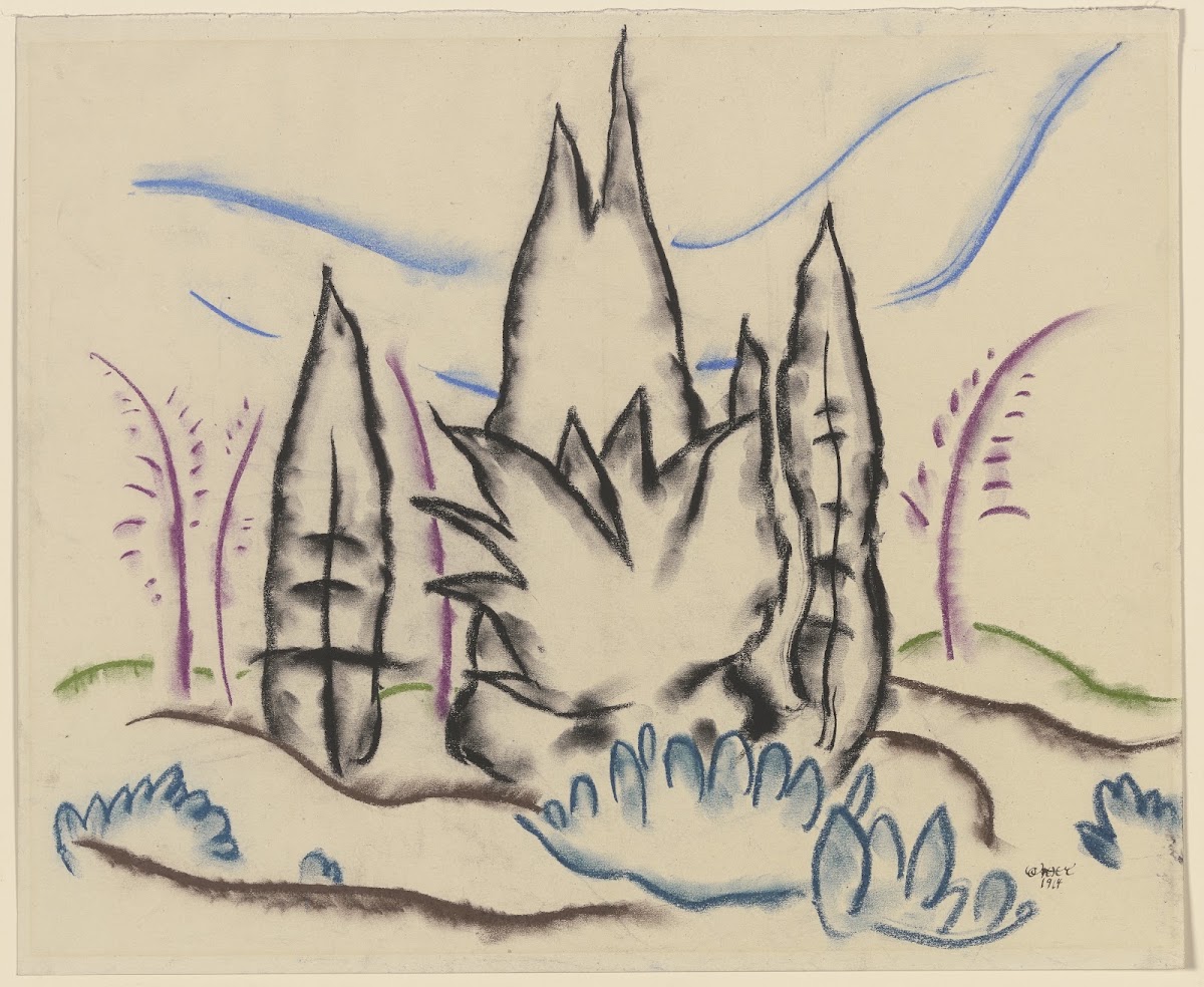 Group of trees 1914