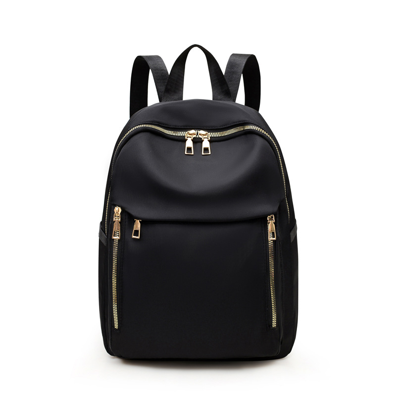 Large nylon backpack with ergonomic design