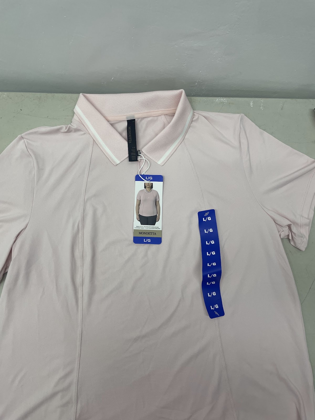 Mondetta W Polo Shirt Active Pink L #2139
