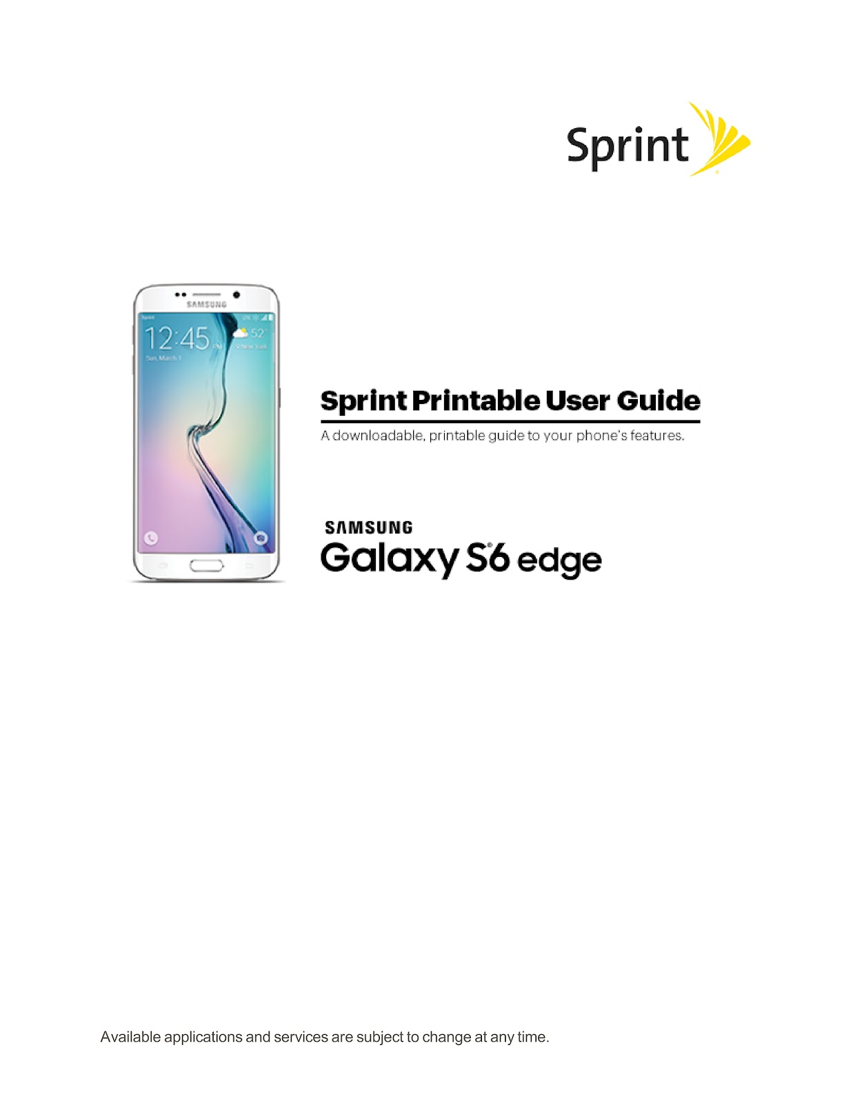 SPRINT SAMSUNG GALAXY S6 EDGE (01) PAGE 001