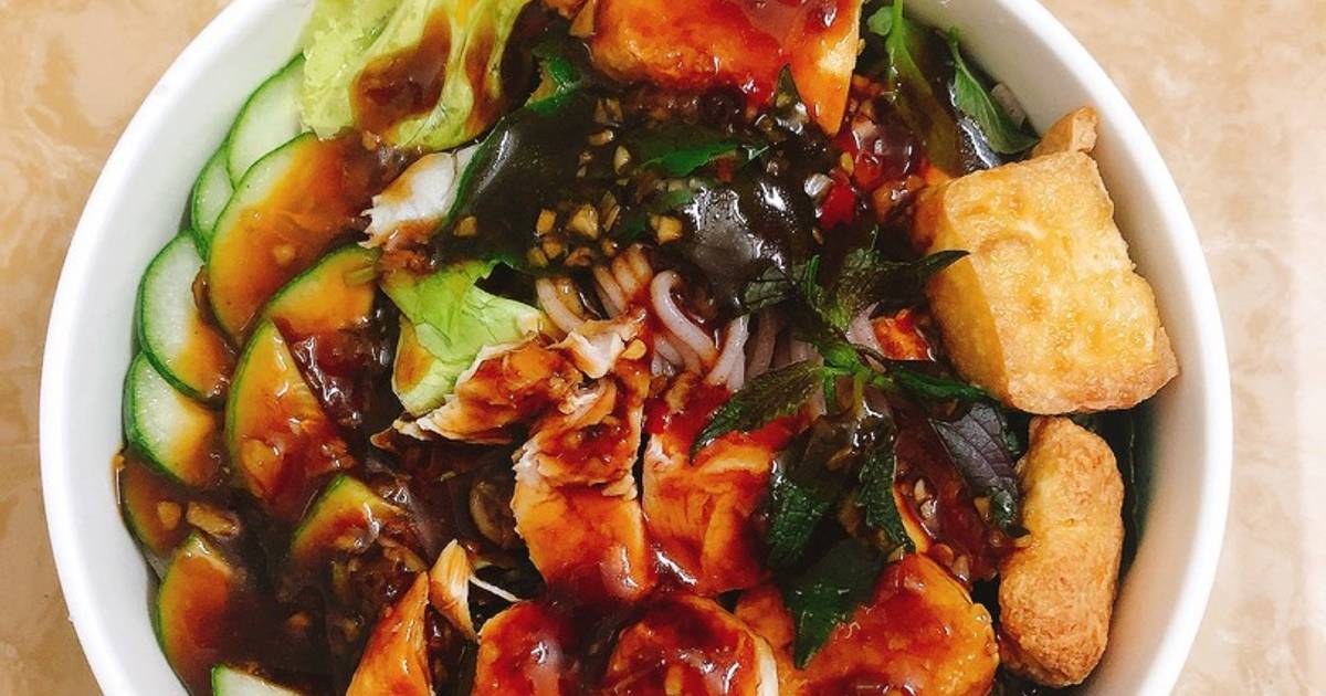 Bún nước tương eatclean