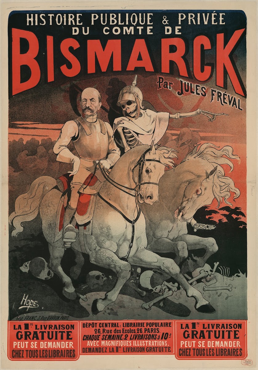 Histoire publique et privée du Comte de Bismarck par Jules Fréval 1883