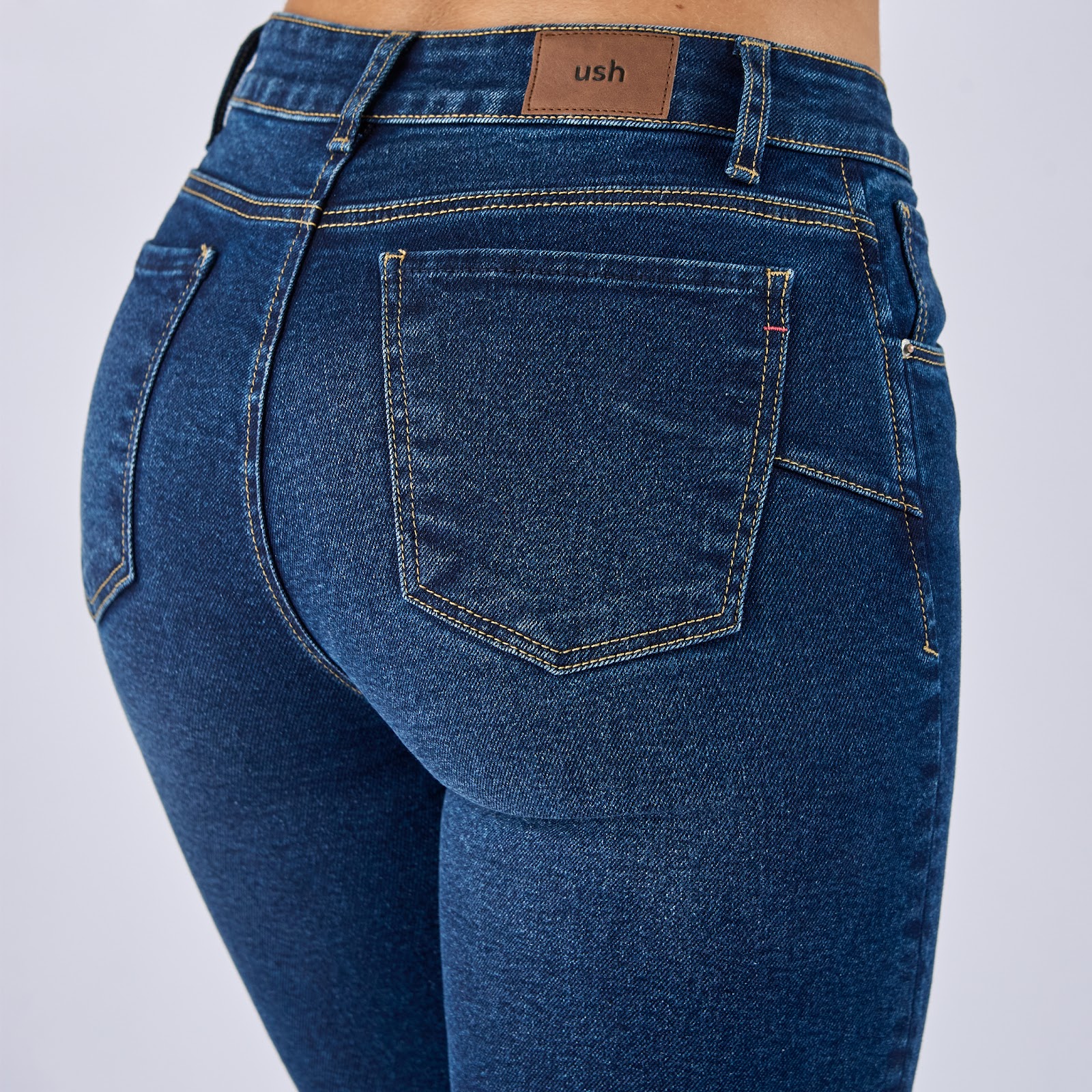 Jean dama skinny tiro medio licrado - Vista 8