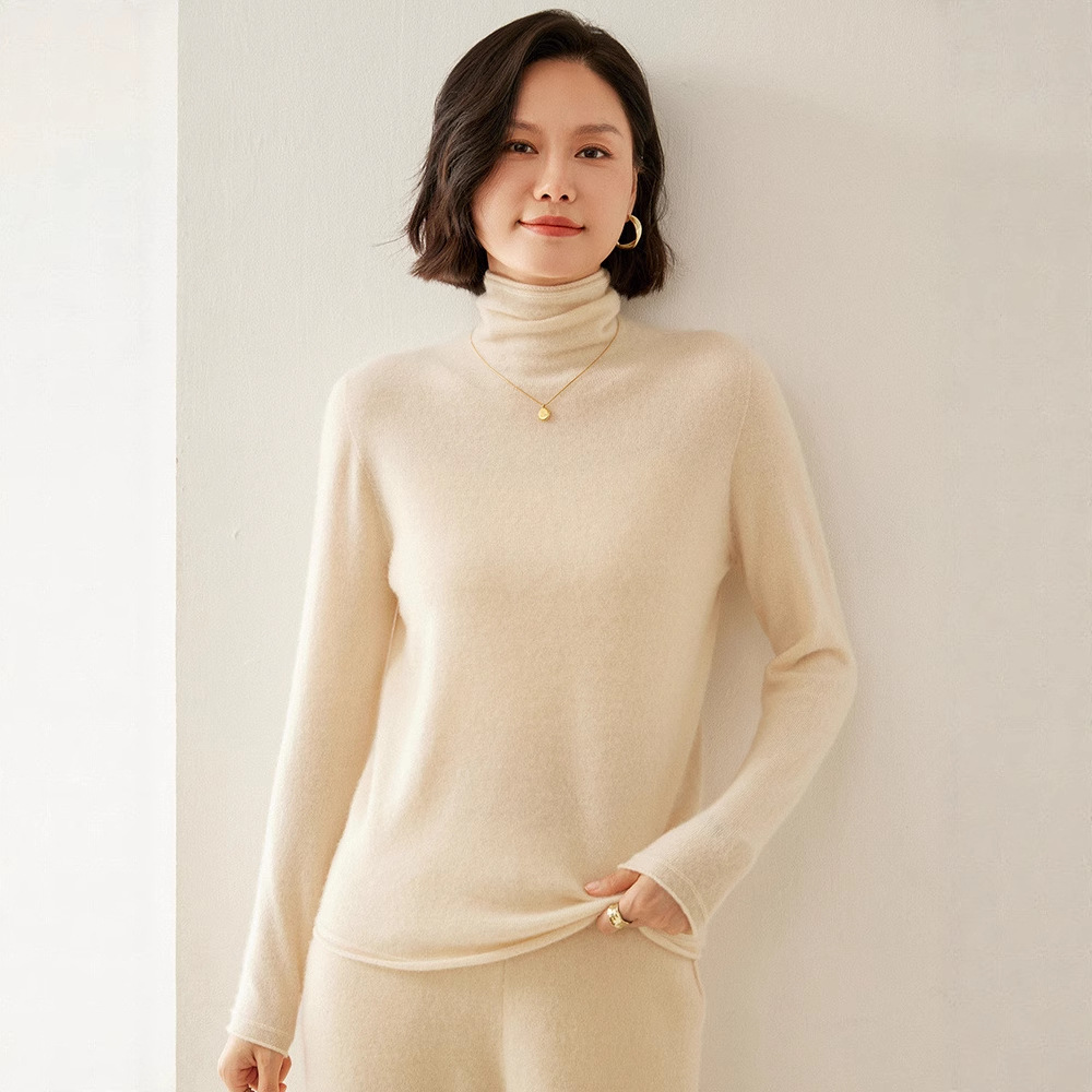 Cashmere turtleneck sweater