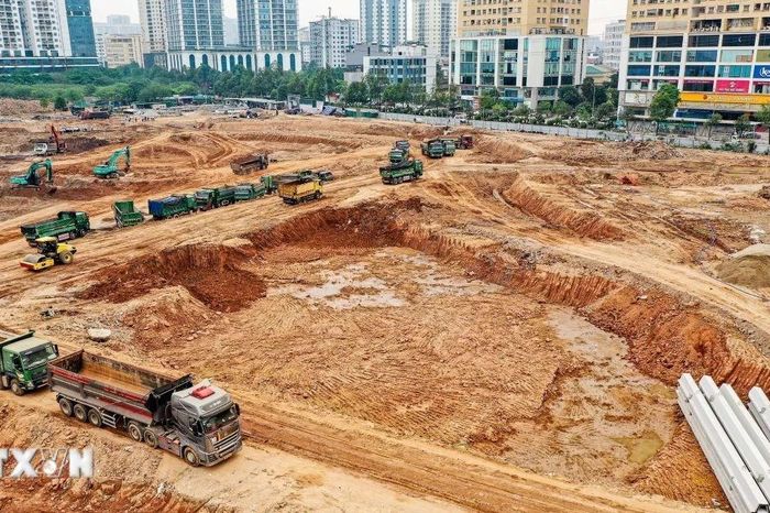 Hà Nội đốc thúc tiến độ các dự án chống ngập - Báo VietnamPlus