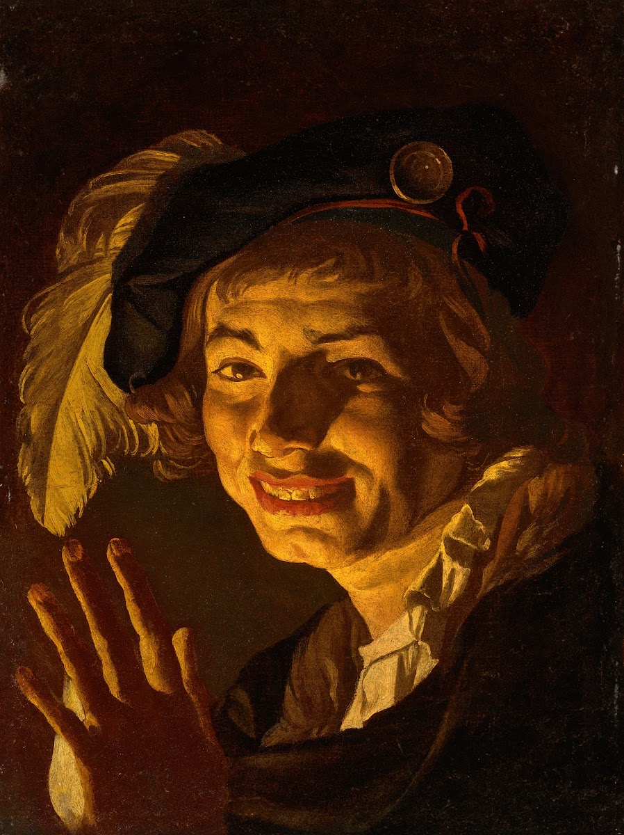 Head of a laughing man 17th century