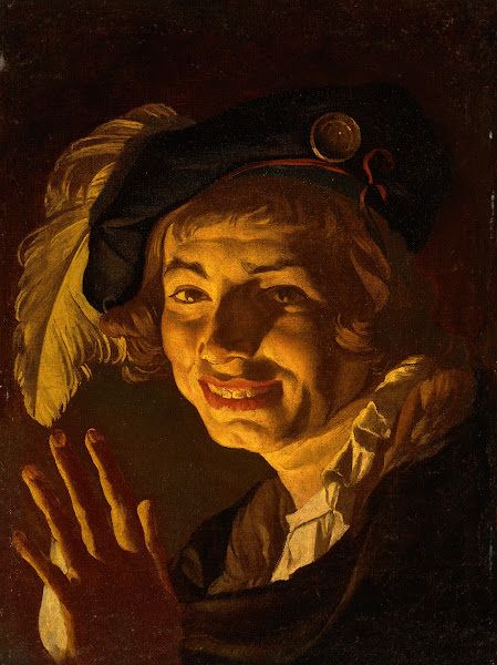 Head of a laughing man 17th century