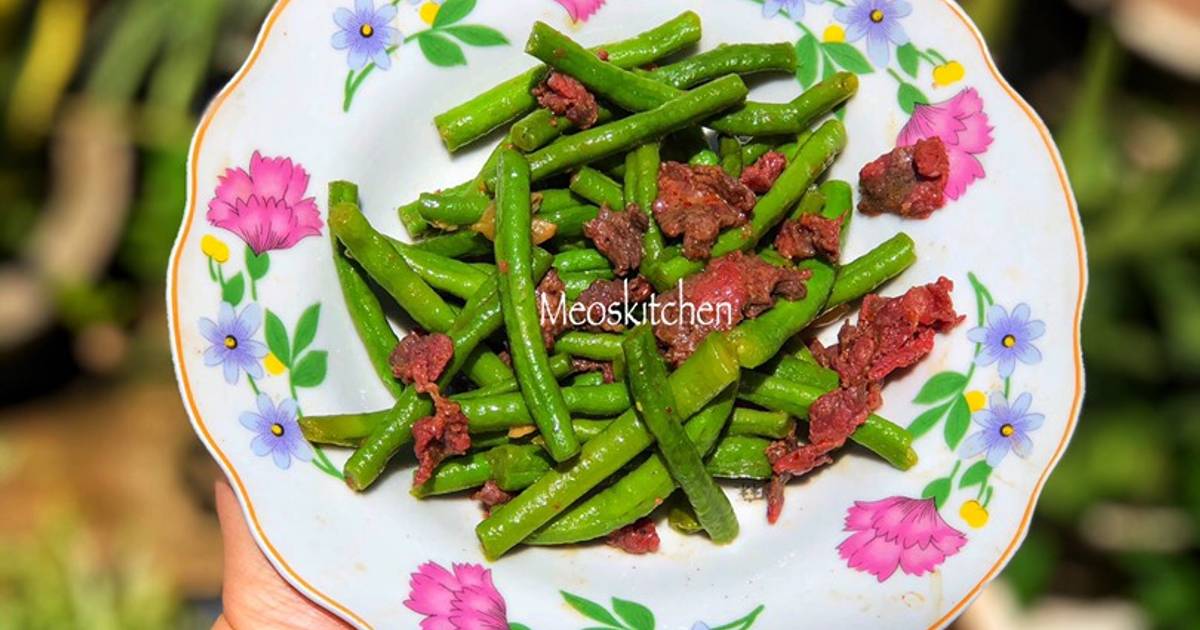 Đậu đũa xào thịt bò 🥩