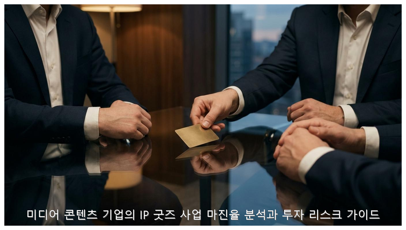 미디어 콘텐츠 기업의 IP 굿즈 사업 마진율 분석과 투자 리스크 가이드 핵심 안내 및 분석 인포그래픽 (4)