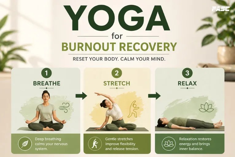 Yoga for burnout recovery