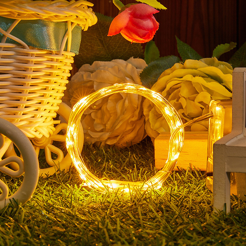 Flexible LED-Kupferdraht-Lichterkette für kreative Dekorationen