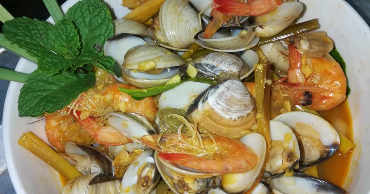 Ngao hấp chua cay