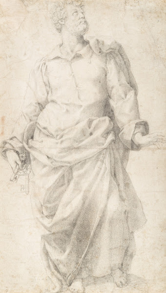 Study for the Figure of Saint Peter ca 1545