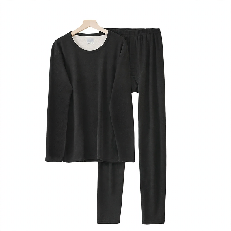 Thermal underwear set for couples, lined