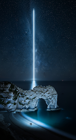 Durdle Door Meteor Night