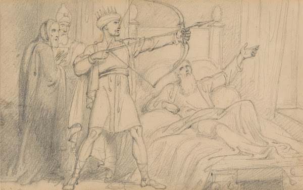 Elisha on His Death Bed before 1835
