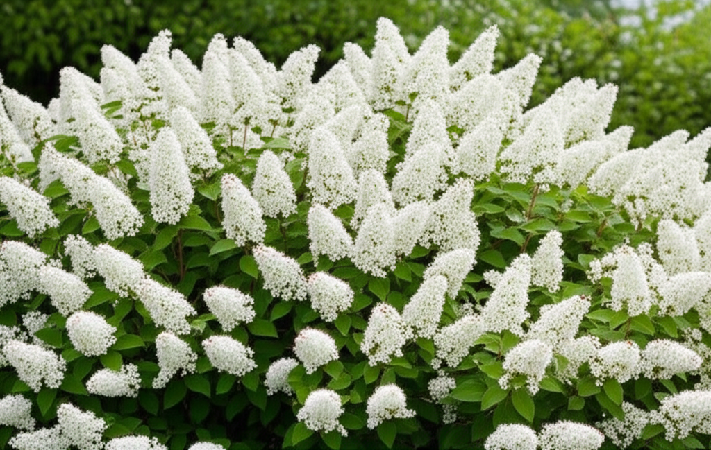 조팝나무를 활용한 정원 디자인