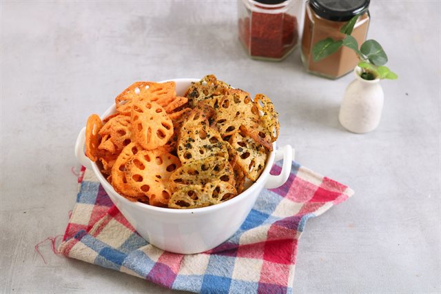 Snack Củ Sen Vị Phô Mai Và Rong Biển